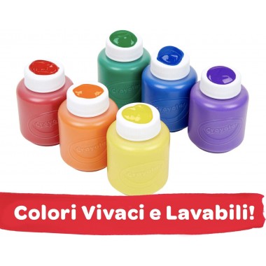 Crayola Washable Paint Tempera Lavabile Crayola Washable Paint Tempera Lavabile