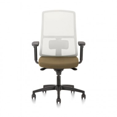 Sedia Operativa Air beige e bianco