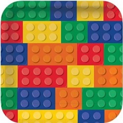 Piatti in carta Lego