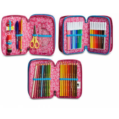 Astuccio 3 zip - Cuteled Girl