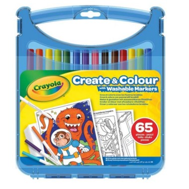 Crayola Set Valigetta Pennarelli Lavabili