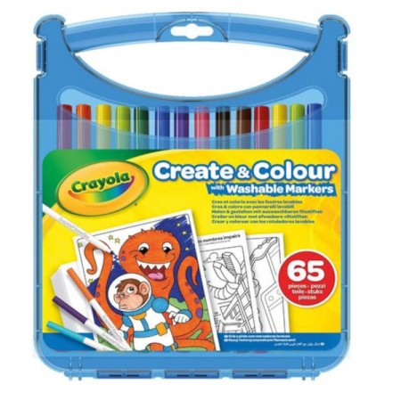 Crayola Set Valigetta Pennarelli Lavabili