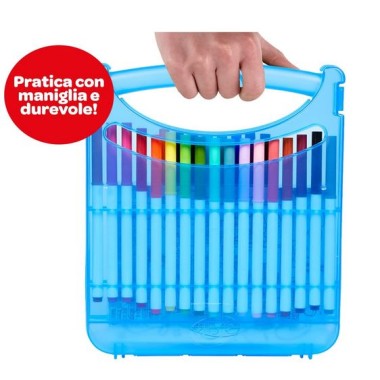 Crayola Set Valigetta Pennarelli Lavabili