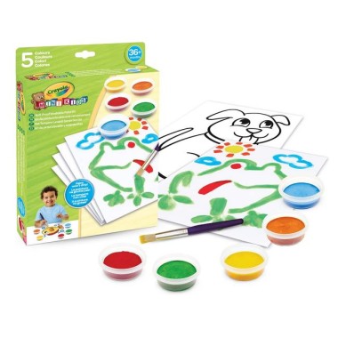 Crayola Set Tempere Lavabili senza Goccia