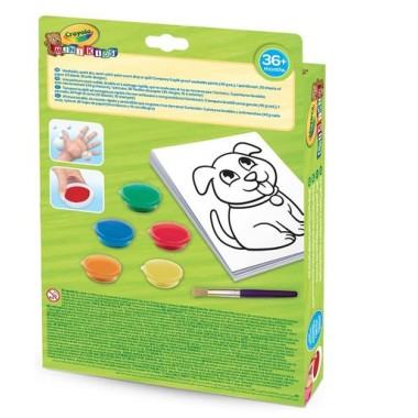 Crayola Set Tempere Lavabili senza Goccia