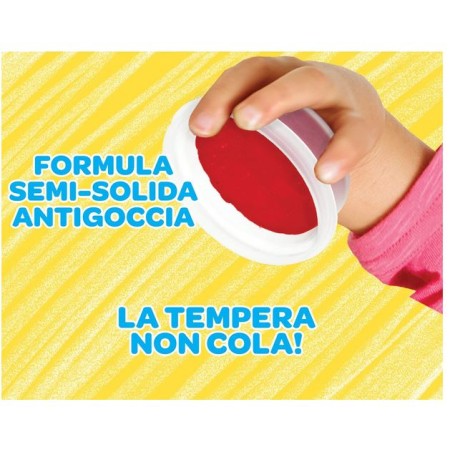 Crayola Set Tempere Lavabili senza Goccia