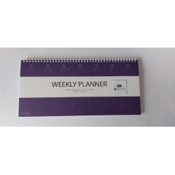 Planner settimanale da tavolo spiralato 2026 TimeWork