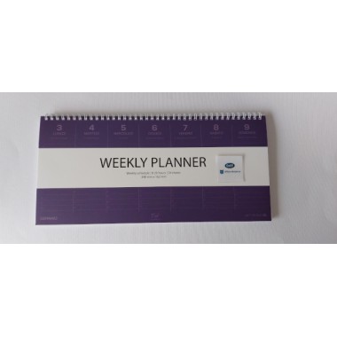 Planner settimanale da tavolo spiralato 2026 TimeWork