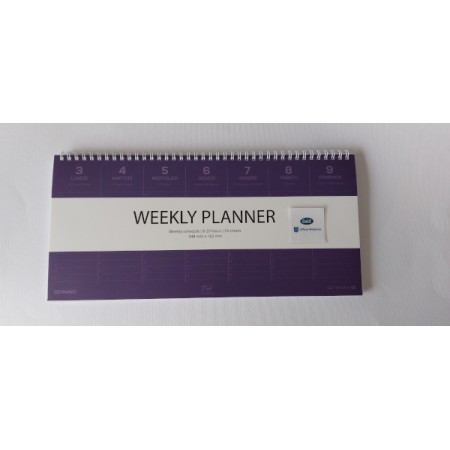 Planner settimanale da tavolo spiralato 2026 TimeWork