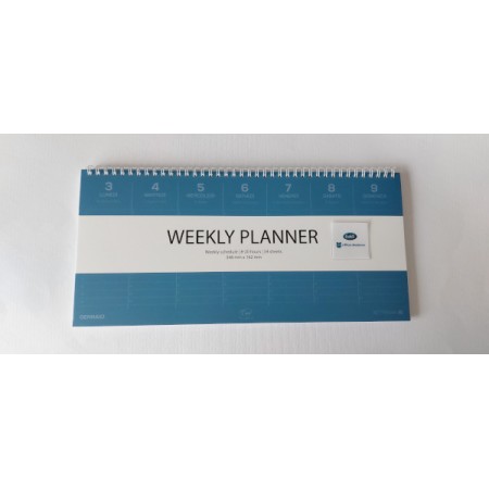Planner settimanale da tavolo spiralato 2026 TimeWork