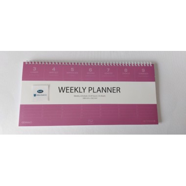 Planner settimanale da tavolo spiralato 2026 TimeWork