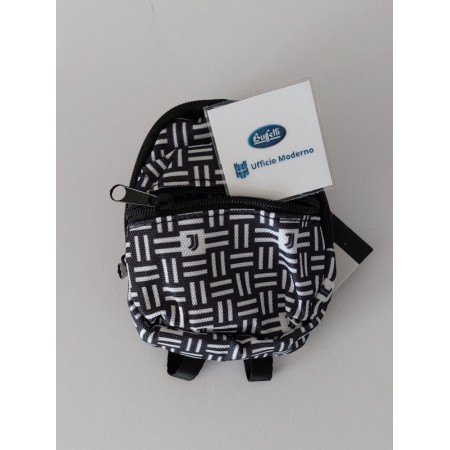 Seven Mini Zaino Portachiavi con Moschettone e Accessori Juventus