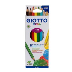 Pastello Mega - 8 Pezzi Giotto