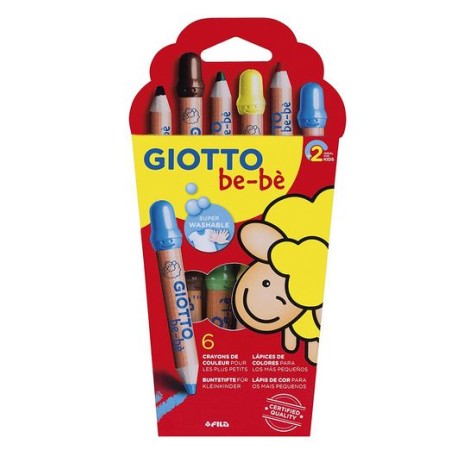 Matitoni colorati - 6 pezzi GIOTTO BE-BE
