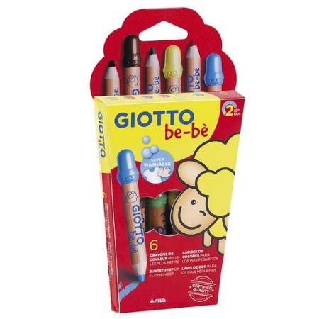 Matitoni colorati - 6 pezzi GIOTTO BE-BE