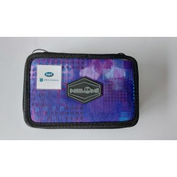 Astuccio 3 zip NEON GEOMETRIC
