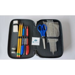 Astuccio 3 zip NEON GEOMETRIC 2