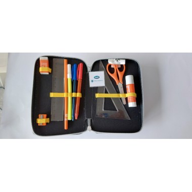 Astuccio 3 zip I LOVE CALCIO