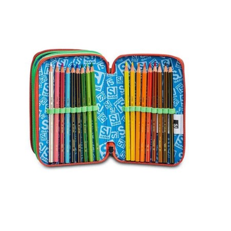 Astuccio 3 zip COLOR ANIMALI SJ BOY