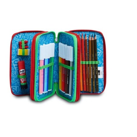 Astuccio 3 zip ANIMALI FANTASY SJ BOY