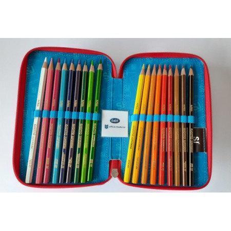 Astuccio 3 zip SJ BOY LINEA CUCITO