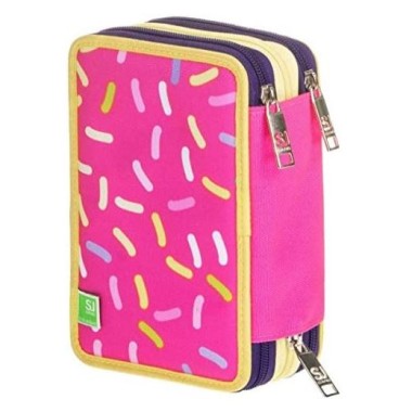 Astuccio 3 zip FACCE DA SJ GIRL