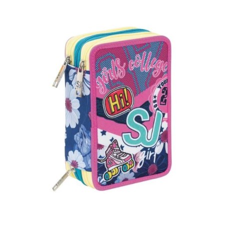 Astuccio 3 zip SJ PINKY COLLEGE