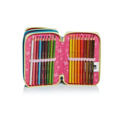 Astuccio 3 zip SJ PINKY COLLEGE