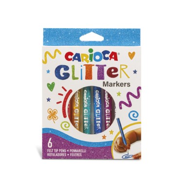 Pennarelli Glitter - 6 Pz