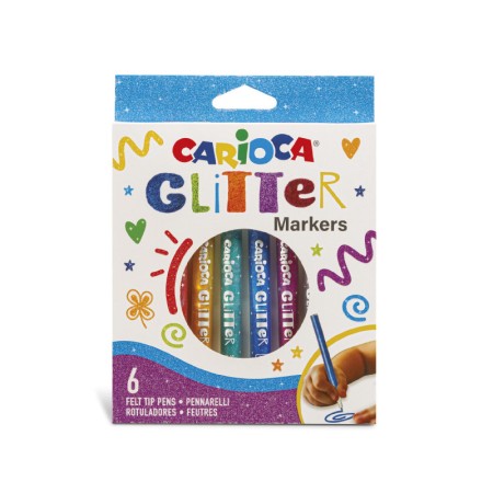 Pennarelli Glitter - 6 Pz