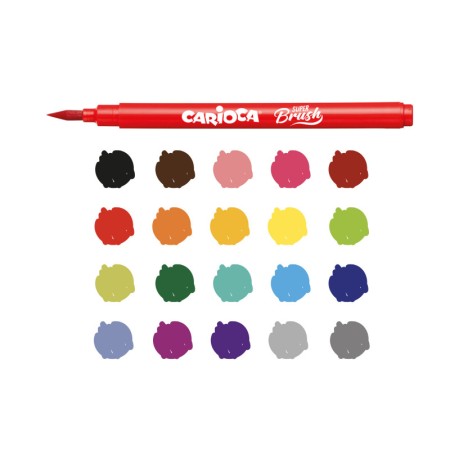 Pennarelli Super Brush - 20 Pz