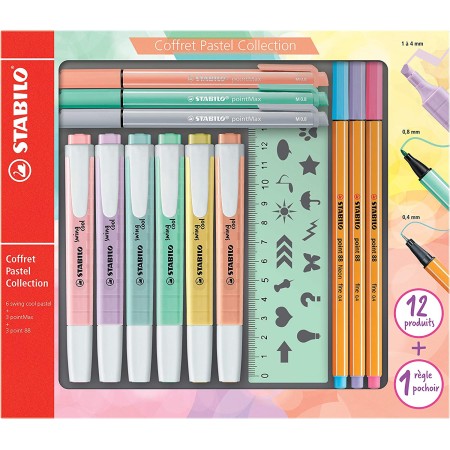 STABILO Pastel Collection Set – Confezione mista 13 pezzi STABILO Pastel Collection Set – Confezione mista 13 pezzi