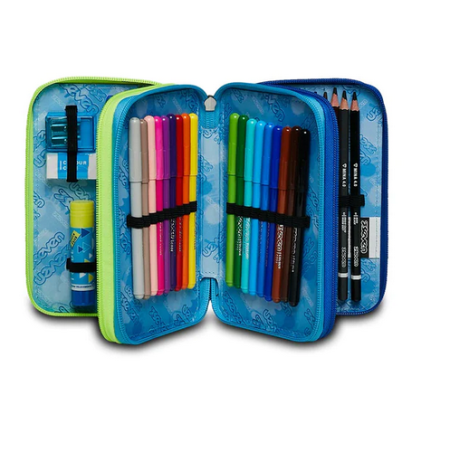 Astuccio 3 zip Fluo String