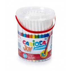 Carioca Pennarelli Punta Fine Joy barattolo -100 pz