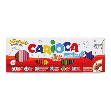 Carioca 50 pennarelli joy colori assortiti