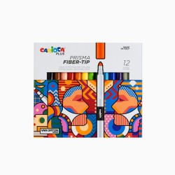 Carioca Plus Pennarelli Prisma Fiber-tip 12pz
