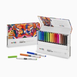Carioca Plus Pennarelli Prisma confezione rigida 30 colori