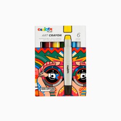 Carioca tempera solida 6 colori
