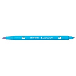 Brush pen con doppia punta 8 colori Mitama 2
