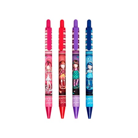 Set 4 penne soft touch Santoro Gorjuss 4 elementi