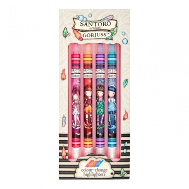 Set 4 pennarelli cambia colore Santoro Gorjuss 4 elementi
