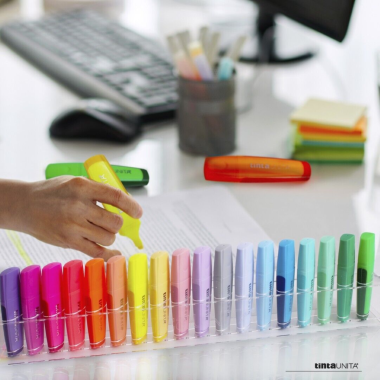 Evidenziatori Palette Set Tinta Unita 18 pz