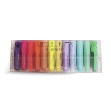 Evidenziatori Palette Set Tinta Unita 12 pz