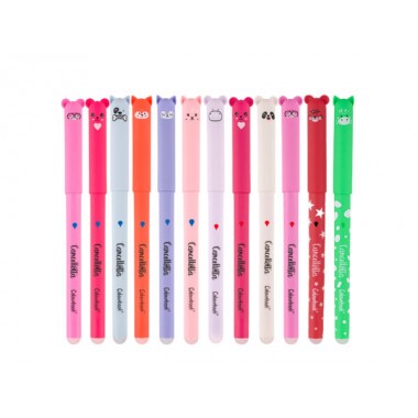 Set di penne Cancellotte. 10+2 penne con fantasie animaletto
