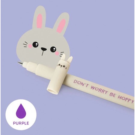 Penna Gel Cancellabile Bunny
