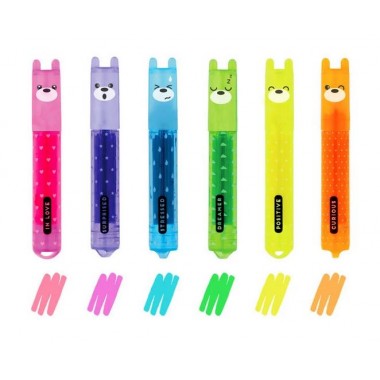 Set di 6 Mini Evidenziatori - Teddy's...
