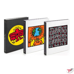 Cartella 4 anelli Keith Haring