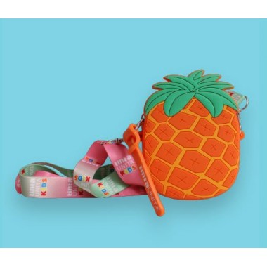 Mini Borsetta con tracolla in silicone Tinta Unita Kids