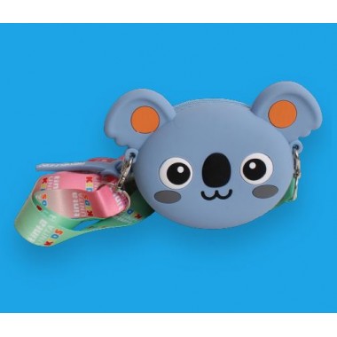 Mini Borsetta con tracolla in silicone Tinta Unita Kids