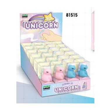 Gomma 3D Unicorno